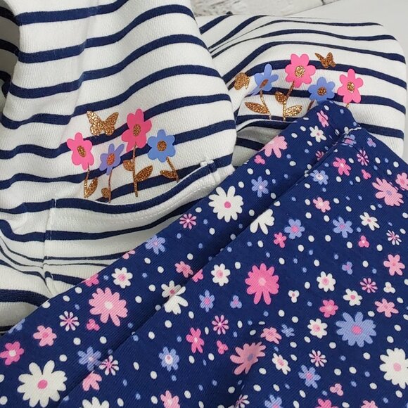 'THE CHILDREN'S PLACE' 'BOUQUETS & BUTTERFLIES' LONG-SLEEVE TOP & LEGGINGS SET - Picture 11 of 13